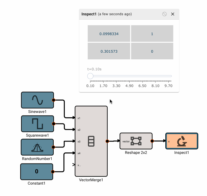 Inspect Vectors Example