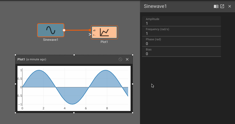 Sinewave Example